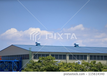 工廠屋頂圖像 115614340