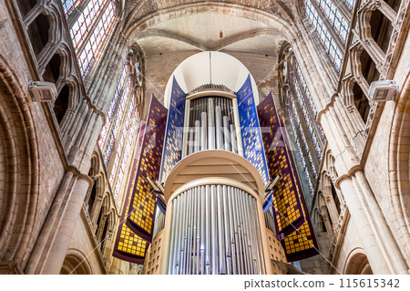 Cathedral of Our Lady, Evreux, France, interiors 115615342