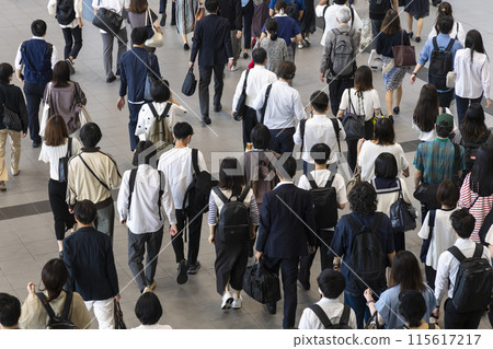 東京通勤鳥瞰圖 東京通勤鳥瞰圖 115617217
