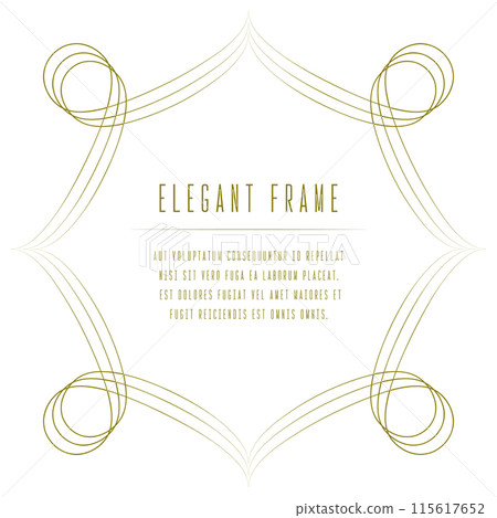 Elegant frame Elegant frame 115617652
