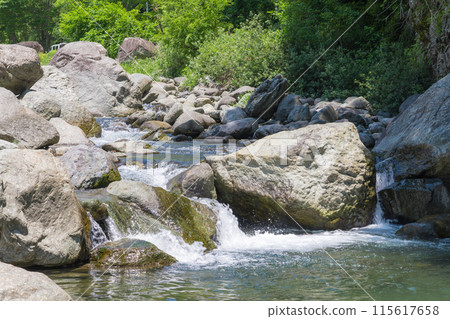【初夏的多西河和大猩猩岩】 【初夏的多西河和大猩猩岩】 115617658