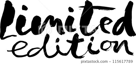 Limited Edition Modern Lettering Design. Limited Edition Modern Lettering Design. 115617789