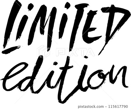 Limited Edition Modern Lettering Design. Limited Edition Modern Lettering Design. 115617790