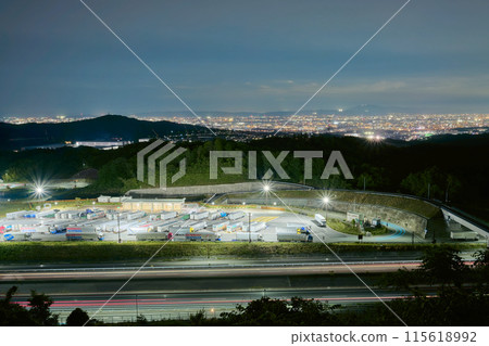 仙台寺展望台的夜景 仙台寺展望台的夜景 115618992