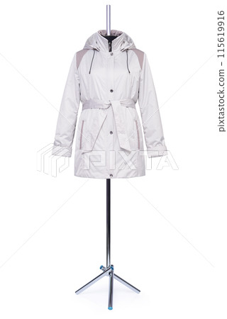 Women's and men's clothing on a mannequin 115619916