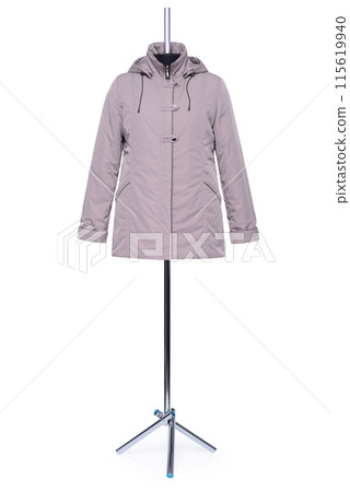 Women's and men's clothing on a mannequin 115619940