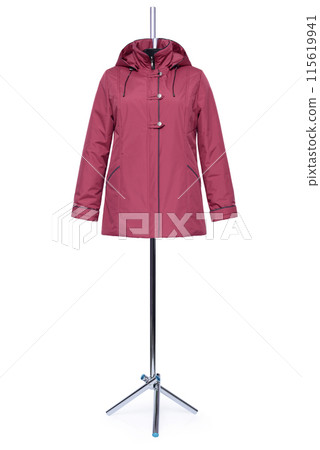 Women's and men's clothing on a mannequin Women's and men's clothing on a mannequin 115619941