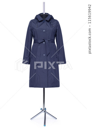 Women's and men's clothing on a mannequin 115619942