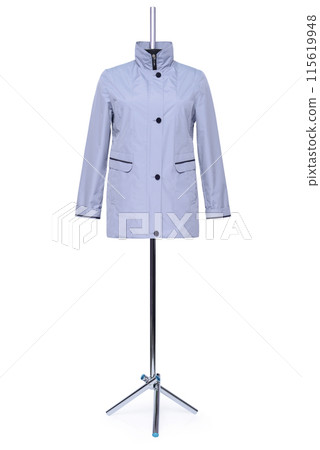 Women's and men's clothing on a mannequin Women's and men's clothing on a mannequin 115619948