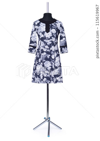 Women's and men's clothing on a mannequin Women's and men's clothing on a mannequin 115619967