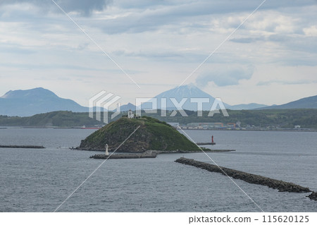 Mount Usu and Mount Yotei as seen from Cape Etomo Observatory Mount Usu and Mount Yotei as seen from Cape Etomo Observatory 115620125