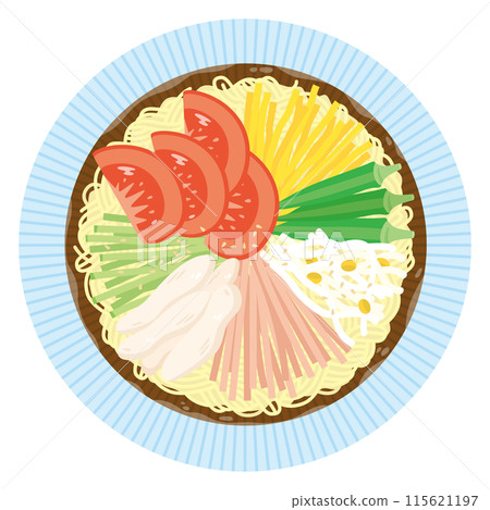 chilled Chinese noodles  115621197