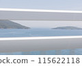 The blue sea and blue sky of the Seto Inland Sea 115622118