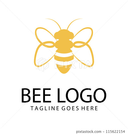 bee icon on the white background 115622154