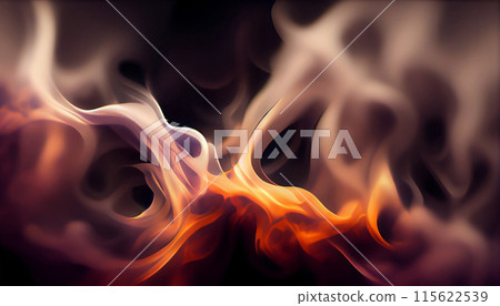 Smok texture of trendy abstract background. Creative flowing dynamic smoky wave. 115622539