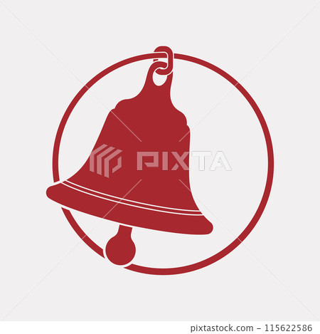 Vector logo design bell 115622586
