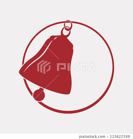 Vector logo design bell 115622589