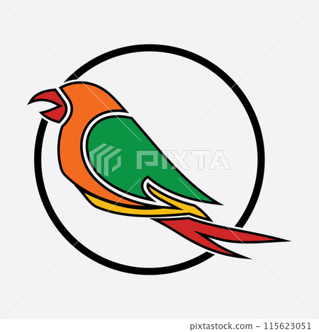bird logo vector illustrations design icon logo 115623051