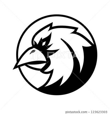 bird logo vector illustrations design icon logo 115623303