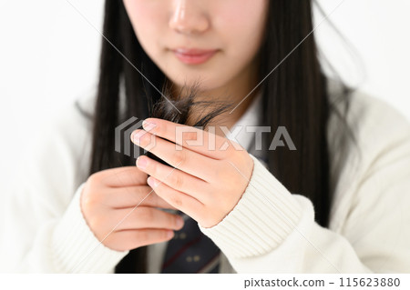 高中女生擔心分叉 115623880