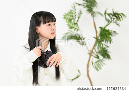 高中女生擔心分叉 115623884