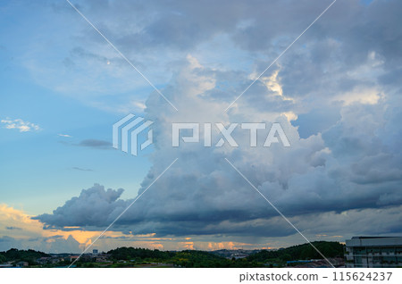 Cumulonimbus Background 115624237