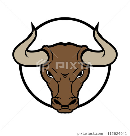 abstract bull logo vector illustrations design icon logo abstract bull logo vector illustrations design icon logo 115624941