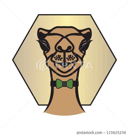 Camel Icon Vector illustration 115625238