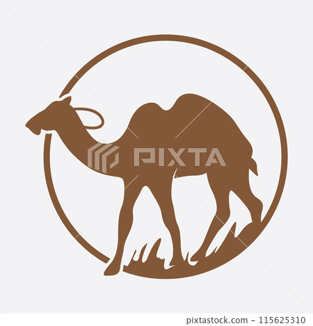Camel Icon Vector illustration Camel Icon Vector illustration 115625310
