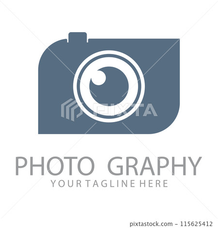 Camera vector logo illustration. Camera vector logo illustration. 115625412