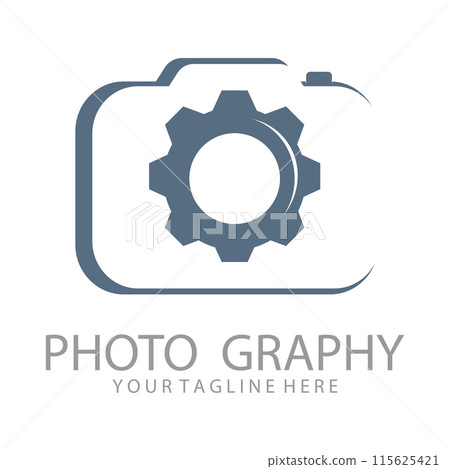 Camera vector logo illustration. 115625421