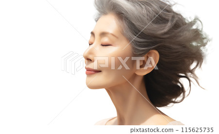 Senior women's beauty image 115625735