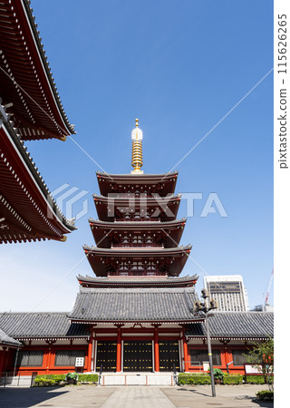 東京台東區淺草淺草寺五層塔 東京台東區淺草淺草寺五層塔 115626265