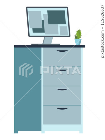 Science researching chemical lab element. Professional work of scientific research. Molecular engineering vector concept. Modern scientific or chemistry classroom interior design symbol Science researching chemical lab element. Professional work of scientific research. Molecular engineering vector concept. Modern scientific or chemistry classroom interior design symbol 115626637