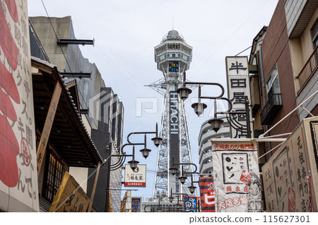 位於新世界中心的展望塔通天閣(2024年5月2日拍攝) 位於新世界中心的展望塔通天閣(2024年5月2日拍攝) 115627301