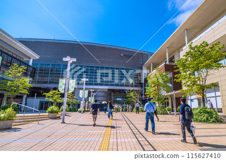 日本橫濱市景,俯瞰多摩廣場車站等= 2020年6月11日 日本橫濱市景,俯瞰多摩廣場車站等= 2020年6月11日 115627410