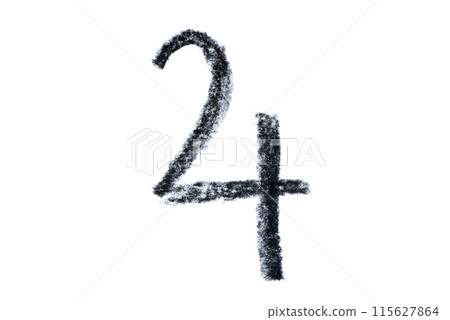 A hand-drawn Jupiter symbol in black pencil on a white background A hand-drawn Jupiter symbol in black pencil on a white background 115627864