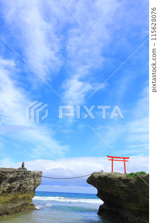 【靜岡縣】伊豆白濱海岸，美麗的翠綠海灘 115628076