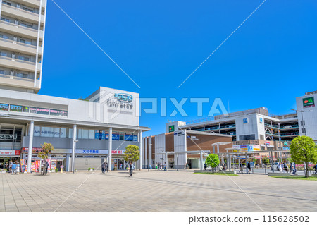 Cityscape of Chofu City, Tokyo - Kokuryo Station Cityscape of Chofu City, Tokyo - Kokuryo Station 115628502