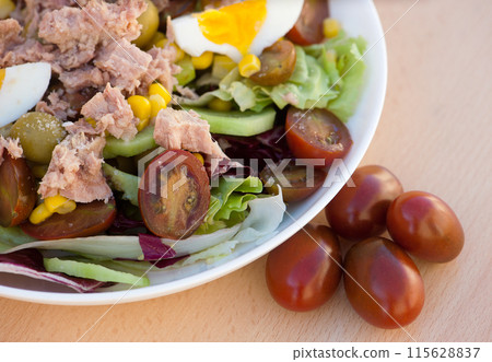 fresh vegetable salad fresh vegetable salad 115628837