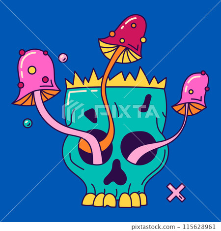 Abstract hippie decor. 115628961