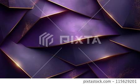 Gorgeous purple and gold background 115629201