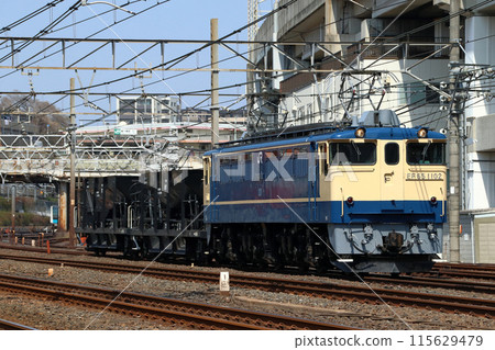 Utsunomiya Line: Utsunomiya distribution (EF65 type traction) 115629479