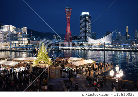 Harborland night view: Christmas market Harborland night view: Christmas market 115630022