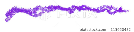Purple pencil strokes isolated on white background. 115630482
