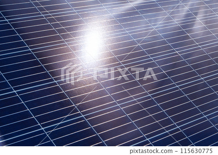 Close-Up of Shiny Solar Panels, Close-Up of Shiny Solar Panels, 115630775