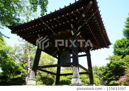 Japan Tokyo Daikeisan Gotokuji Temple Bell Tower Japan Tokyo Daikeisan Gotokuji Temple Bell Tower 115631097
