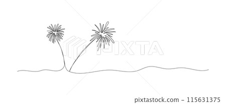 Fireworks continuous one line drawing, single line art element, minimalist sketch line vector illustration, christmas winter new year concept Fireworks continuous one line drawing, single line art element, minimalist sketch line vector illustration, christmas winter new year concept 115631375