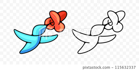 Hummingbird drinks nectar from a flower, graphic design. Bird, animal, floral and nature, vector design and illustration Hummingbird drinks nectar from a flower, graphic design. Bird, animal, floral and nature, vector design and illustration 115632337
