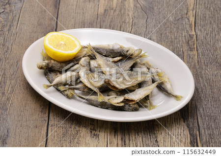Deep fried horse mackerel Deep fried horse mackerel 115632449